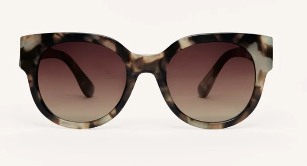 Z Supply Lunch Date Sunglasses: Marble Tort