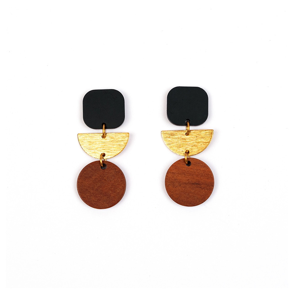 Altiplano Mixed Media Post Earrings Altiplano Mixed Media Post Earrings