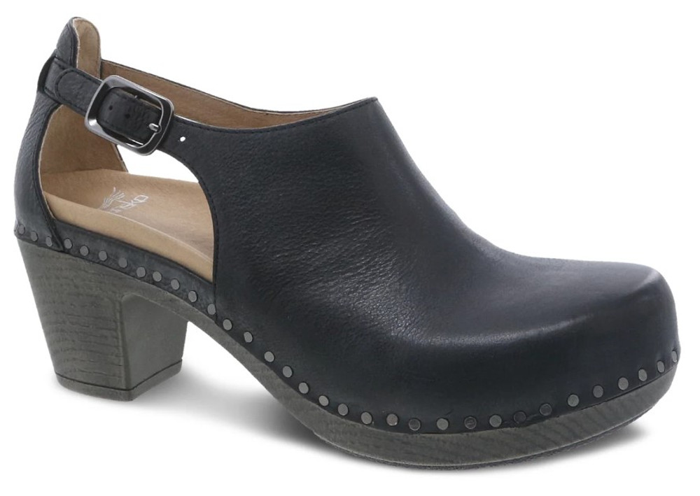 Dansko Women's Sassy Heel Shoe: Black Dansko Women's Sassy Heel Shoe: Black