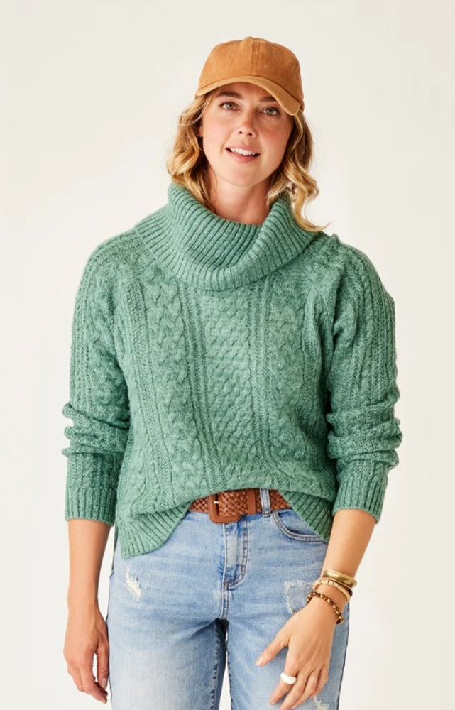Carve Designs Women's Field Sweater: Forest Heather Carve Designs Women's Field Sweater: Forest Heather