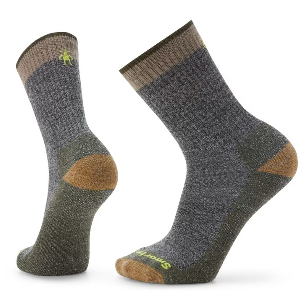 Smartwool Men's Rollinsville Crew Socks: Fossil Smartwool Men's Rollinsville Crew Socks: Fossil