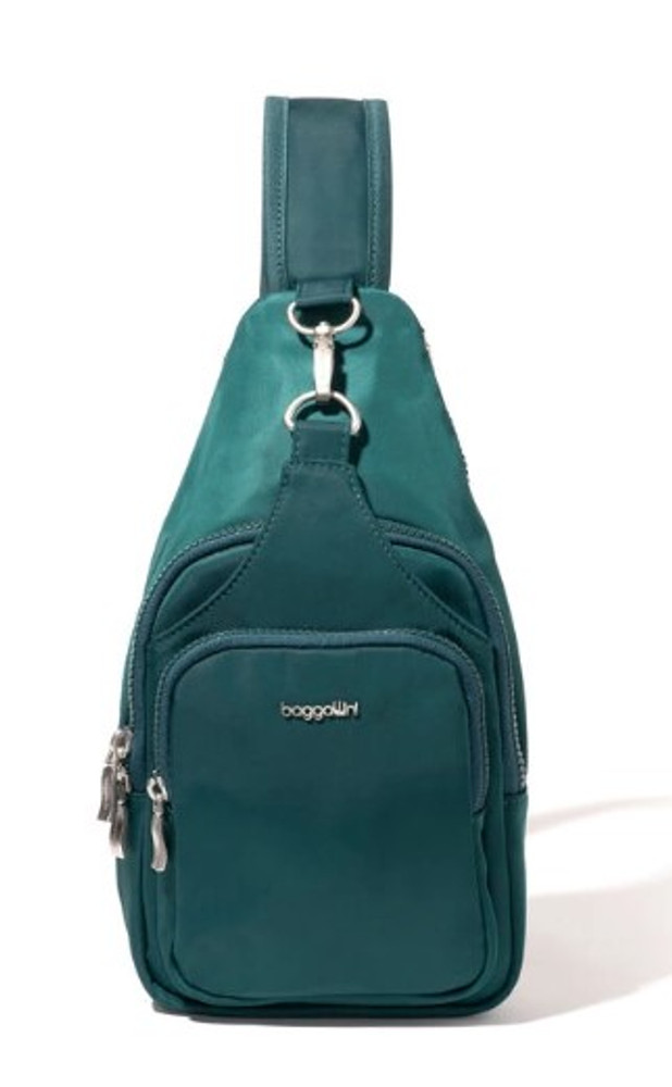 Baggallini Central Park Sling: Emerald Baggallini Central Park Sling: Emerald