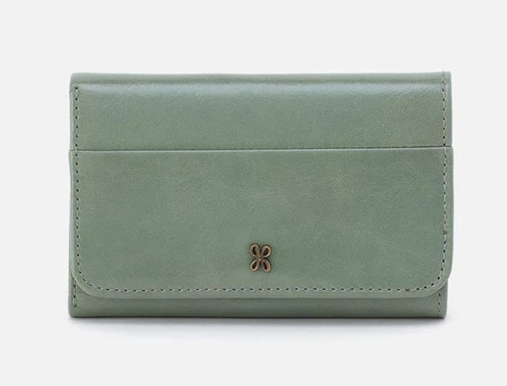 Hobo Jill Trifold Wallet: Jade Hobo Jill Trifold Wallet: Jade