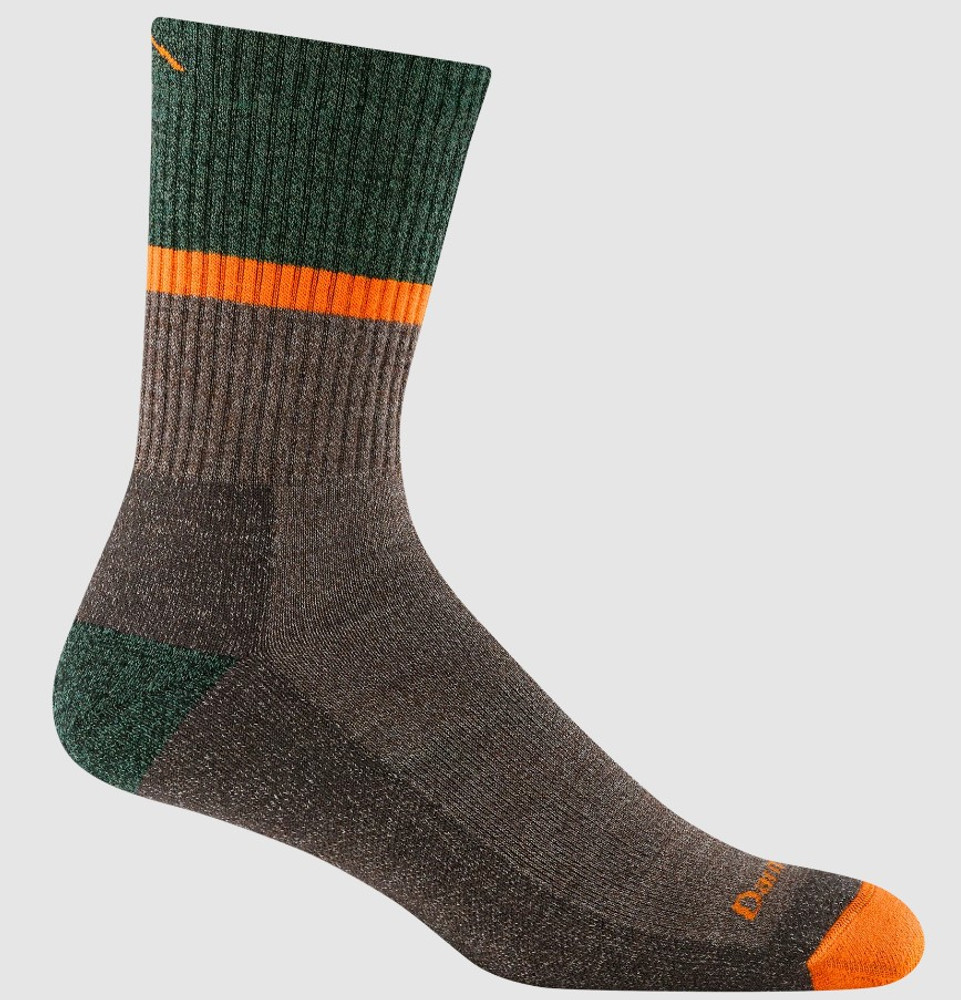 Darn Tough Men's 5004 Ranger Micro Crew Sock: Brown Darn Tough Men's 5004 Ranger Micro Crew Sock: Brown