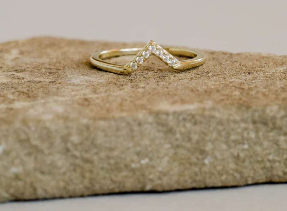 Jax Kelly Gold Lambda Ring Jax Kelly Gold Lambda Ring