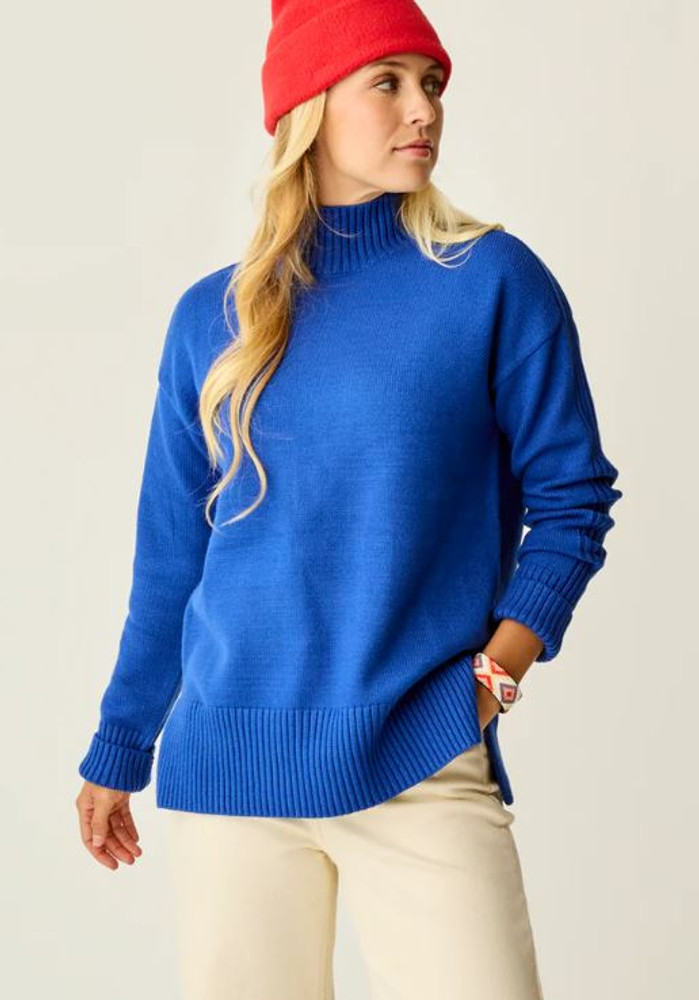 Carve Designs Women's Woodward Sweater: Capri Heather
