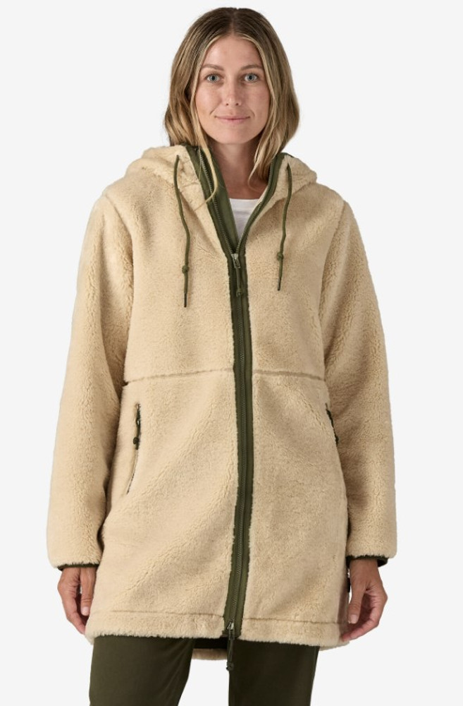 Patagonia Women's Lonesome Mesa Hooded Parka: Dark Natural Patagonia Women's Lonesome Mesa Hooded Parka: Dark Natural