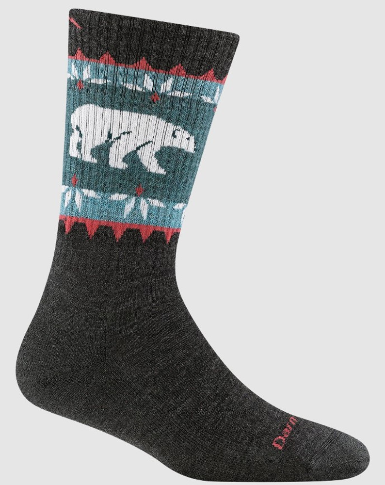 Darn Tough Women's 5017 Vanna Grizzle Boot Sock: Charcoal