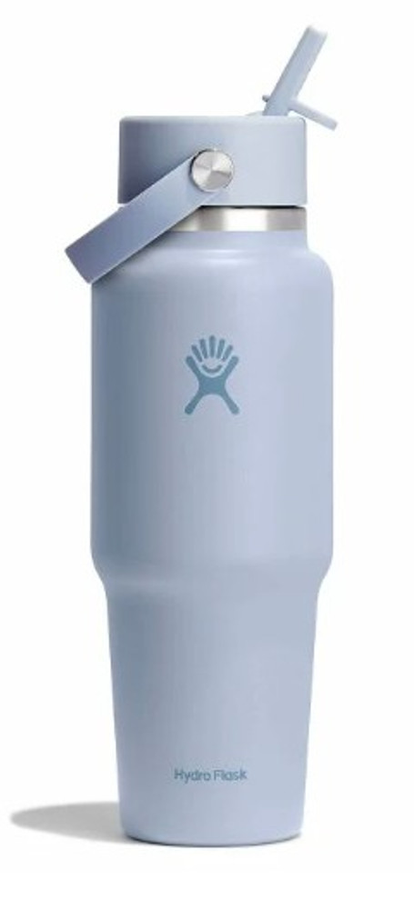 Hydro Flask 32 oz Wide Travel Straw Bottle: Surf Hydro Flask 32 oz Wide Travel Straw Bottle: Surf