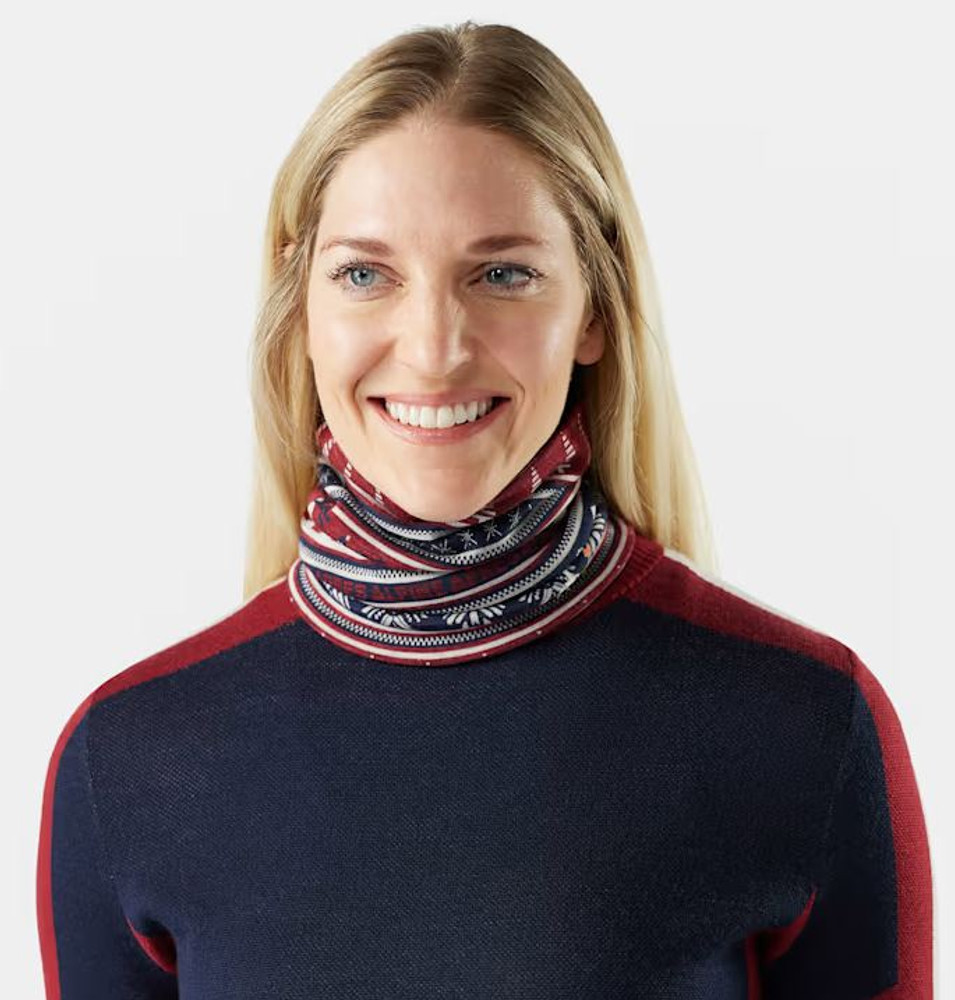 Smartwool Thermal Reverse Neck Gaiter: Current/ Apres