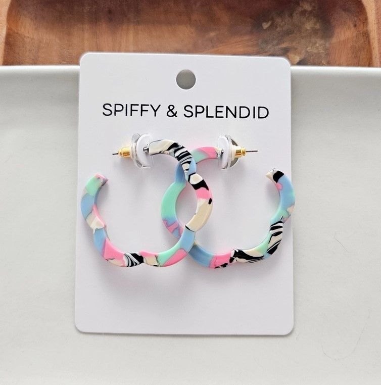 Spiffy and Splendid Posey Hoops_80s Pastel