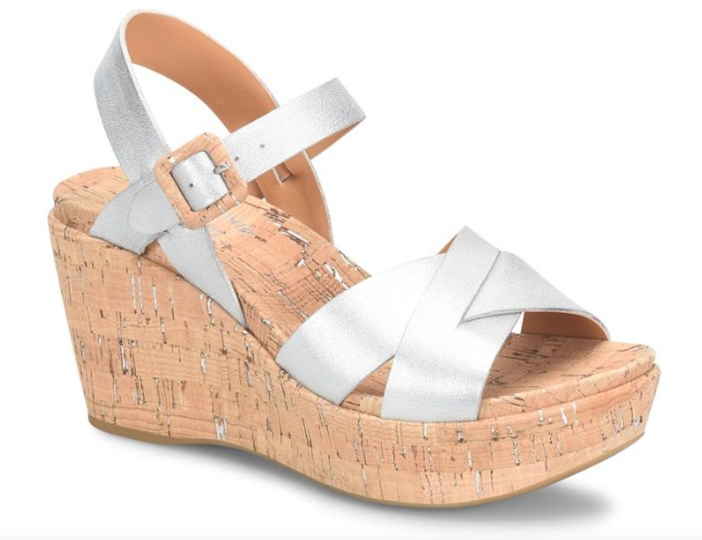 Kork-Ease Women's Ava 2.0 Sandal: Silver Kork-Ease Women's Ava 2.0 Sandal: Silver