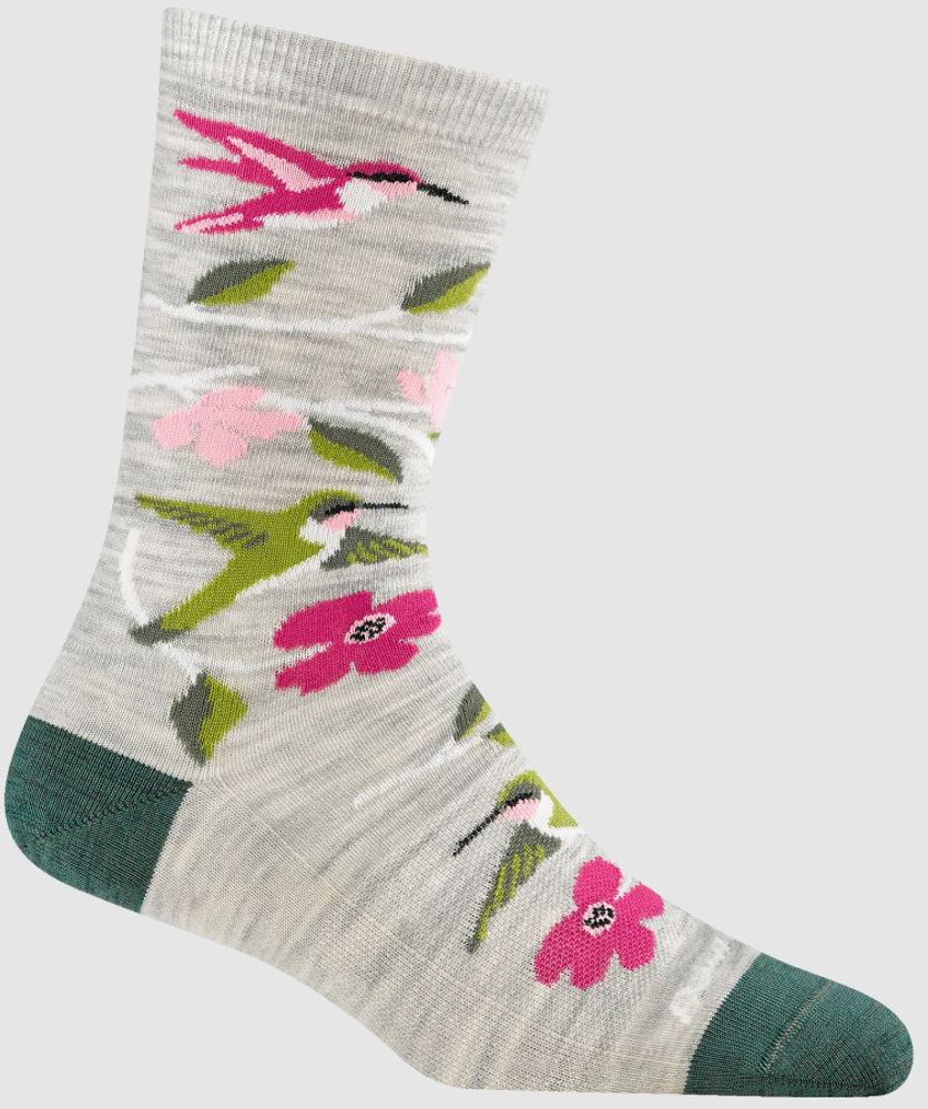 Darn Tough Women's 6121 Birds of a Feather Sock: Ash