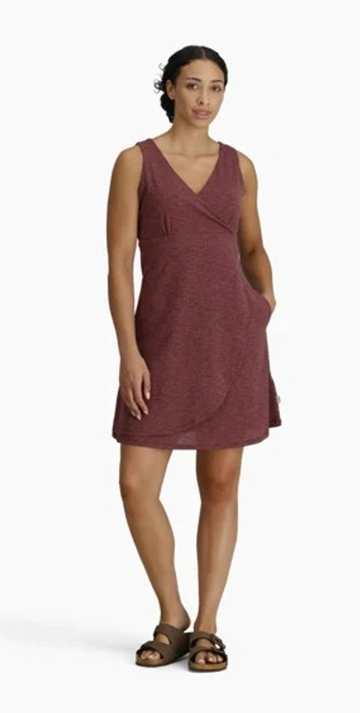 Royal Robbins Women's Featherweight Knit Dress: Wild Rhubarb Royal Robbins Women's Featherweight Knit Dress: Wild Rhubarb