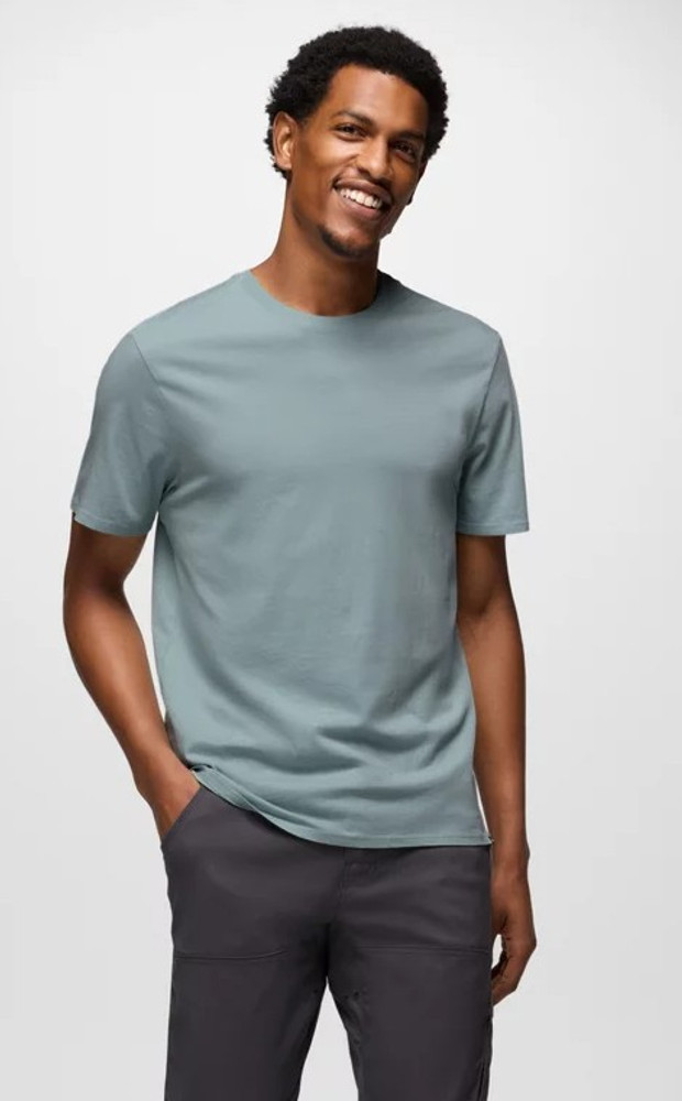 Prana Men's Everyday Short Sleeve Tee Shirt: Saltwater Prana Men's Everyday Short Sleeve Tee Shirt: Saltwater