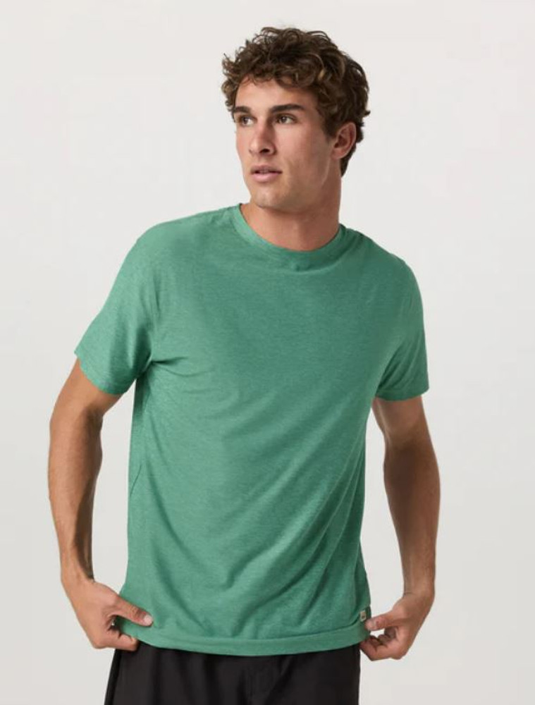 Vuori Men's Strato Tech Tee: Hedge Green