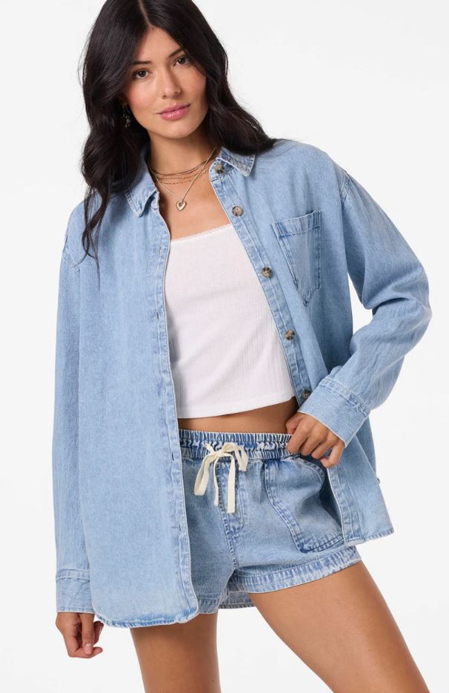 O'Neill Women's Sevie Shacket: Drifter