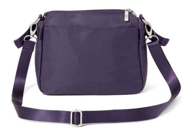 Baggallini Marais Crossbody Bag: Deep Grape Twill