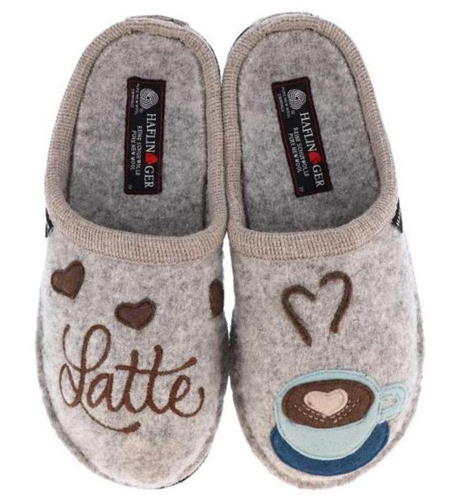 Halflinger Women's Latte Slipper: Silver Grey
