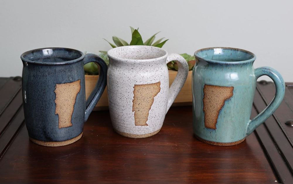 Sawdust & Clay Vermont State Mugs