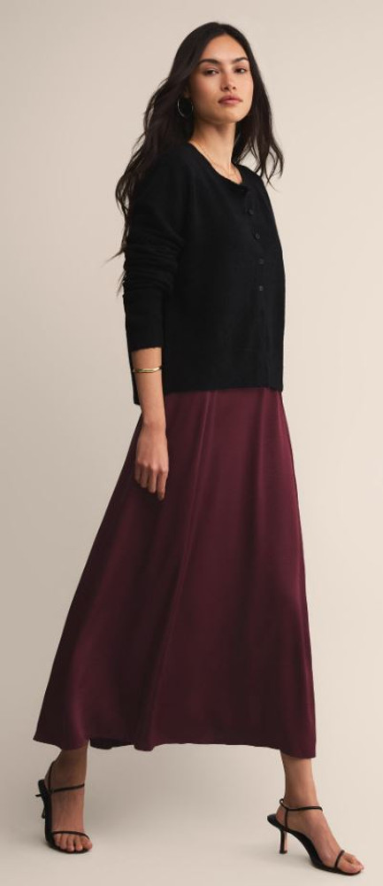 Z Supply Women's Northpoint Midi Skirt: Merlot