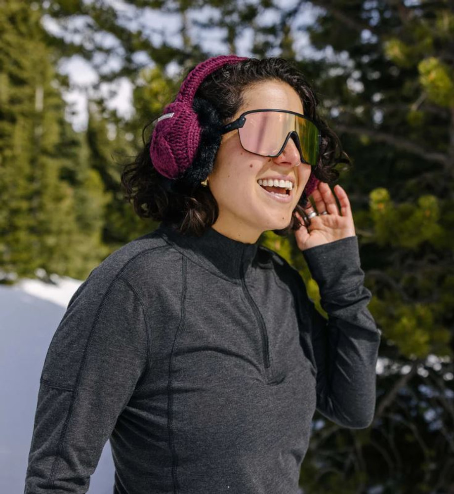 Turtle Fur Ear Muffin Ear Muffs: Mulberry