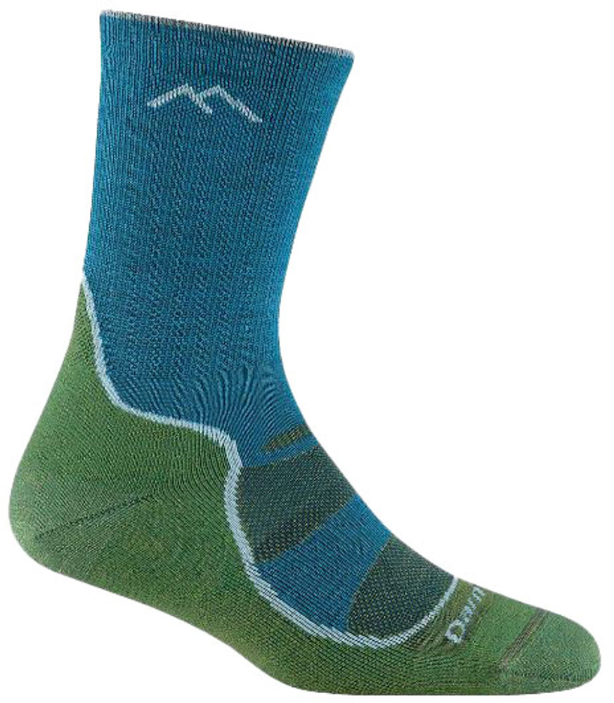 Darn Tough Women's 1967 Light Hiker Micro Crew: Cascade Darn Tough Women's 1967 Light Hiker Micro Crew: Cascade