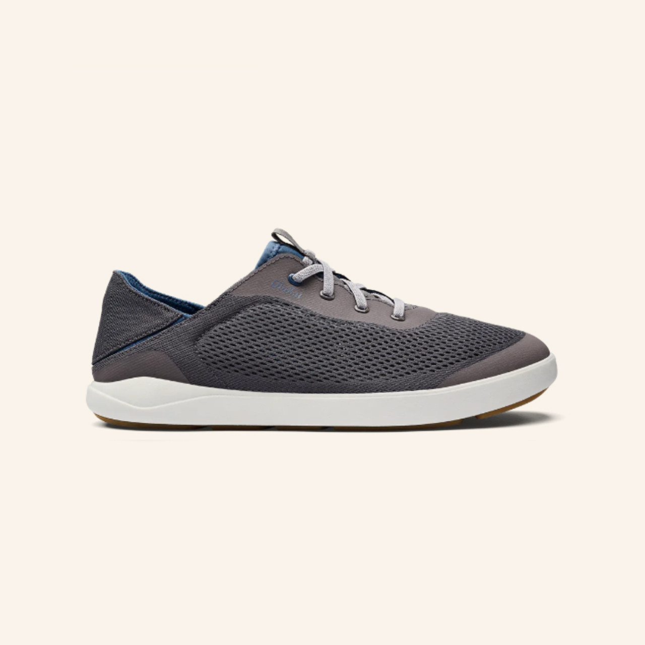 moku Moku Pae Men's Boat Shoes - Ash / Trench Blue | OluKai