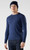 Smartwool Men's Sparwood Crew Neck Sweater: Deep Navy Nightfall