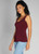 C'est Moi Bamboo Short Tank: Bordeaux C'est Moi Bamboo Short Tank: Bordeaux