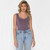 C'est Moi Bamboo Short Tank: Mauve C'est Moi Bamboo Short Tank: Mauve