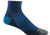 Darn Tough Men's 1034 Run 1/4 Ultra Lightweight: Eclipse