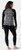 Smartwool Women's 1/4 Zip Thermal Base Layer: Black Deco Floral