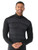Smartwool Men's Base Layer 1/4 Zip: Black Color Shift