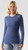 Smartwool Women's Base Layer Crew: Nightfall Blue