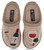 Halflinger Women's Wine Time Slipper: Beige