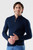 Smartwool Men's 1/4 Zip Sweater: Deep H Navy
