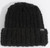 Coal Ivy Thick Knit Beanie: Black