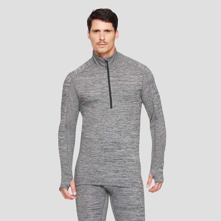 Terramar Men's Half Zip Thermolator Top