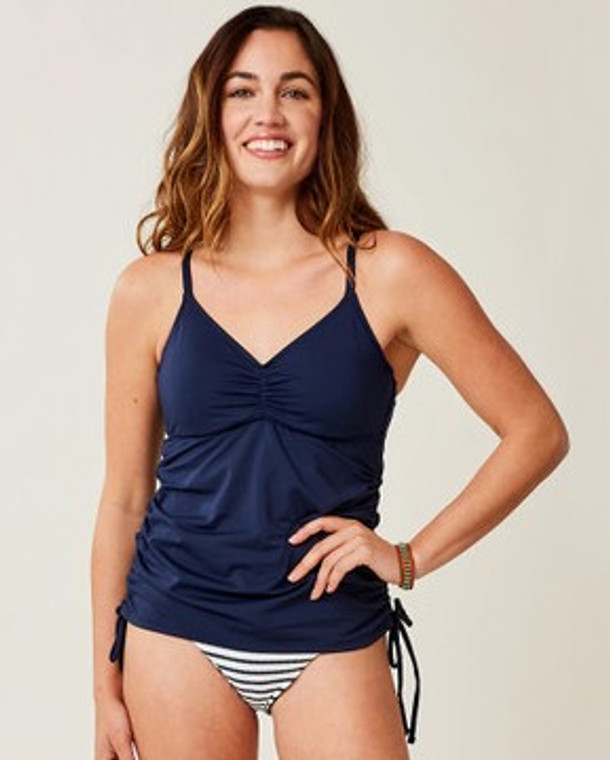 Carve Designs Women's Camari Tankini: Navy