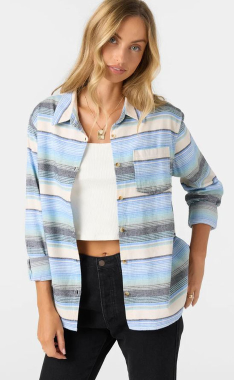 O'Neill Women's Logan Flannel Shirt: Regatta