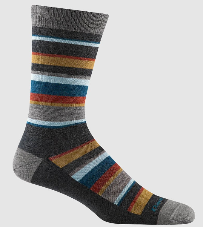 Darn Tough Men's 6090 Druid Crew Sock: Charcoal