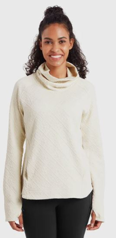 Sherpa Women's Nyano Pullover Fleece: Ecru