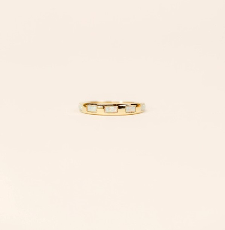 Jax Kelly White Opal Inset Ring