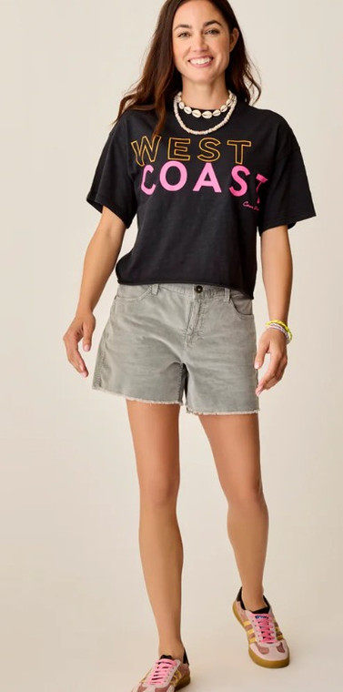 Carve Designs Women's Oahu 4" Butter Short: Cinder