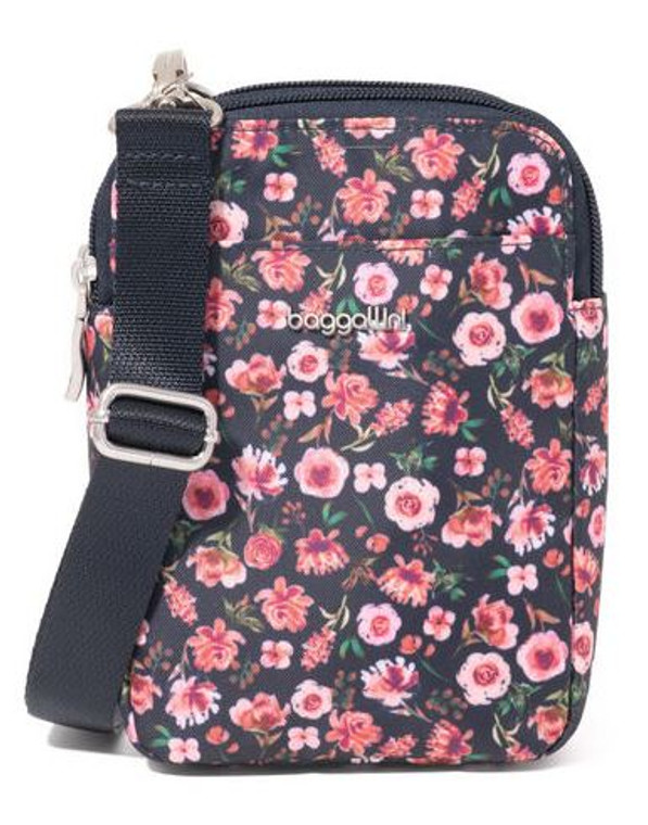 Baggallini Modern Take Two Crossbody: Autumn Peony