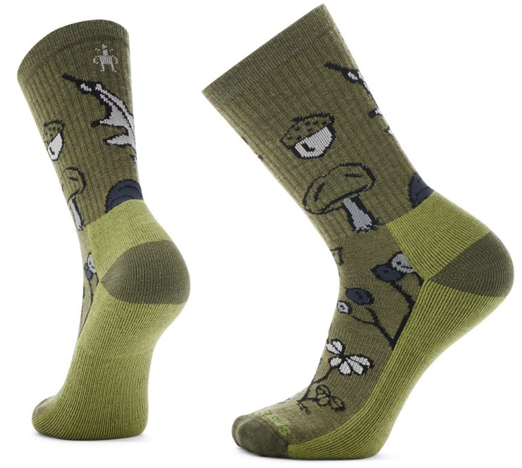 Smartwool Men's Forest Loot Crew Socks: Black Winter