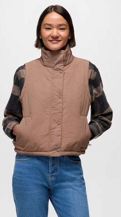 Prana Women's Encinitas Vest: Shroom