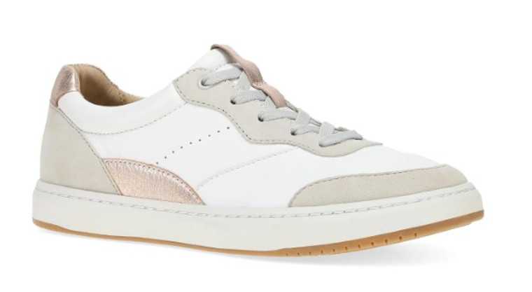 Dansko Women's Josey Sneaker: White & Rose Gold Dansko Women's Josey Sneaker: White & Rose Gold