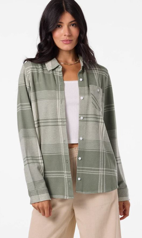 O'Neill Women's Jorgina LS Shirt: Sea Spray